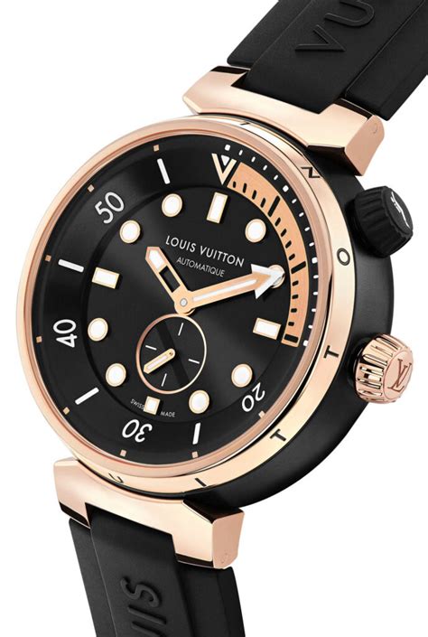 louis vuitton tambour diver watch|Louis Vuitton tambour 40mm.